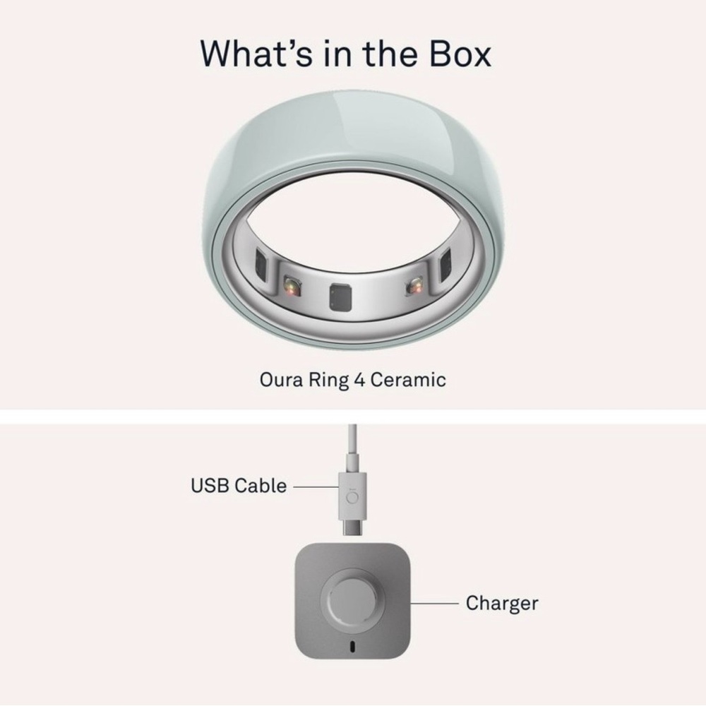 Oura Ring 4 Ceramic in Tide Color - Size 11 - Picture 7 of 7